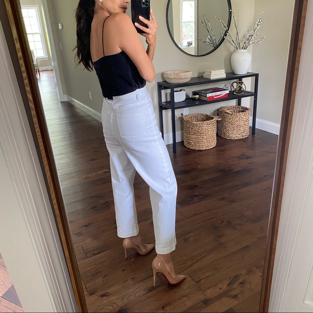 White Wide Leg denim - Picture 7 of 10